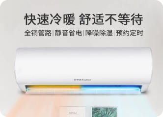 荣事达空调挂机1p大1.5匹单冷暖挂式变频家用2匹客厅节能一级能效